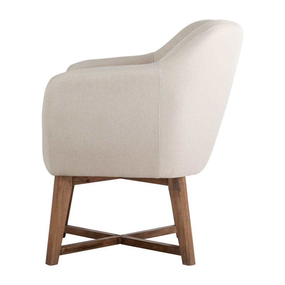 CORFU Tub Armchair Beige