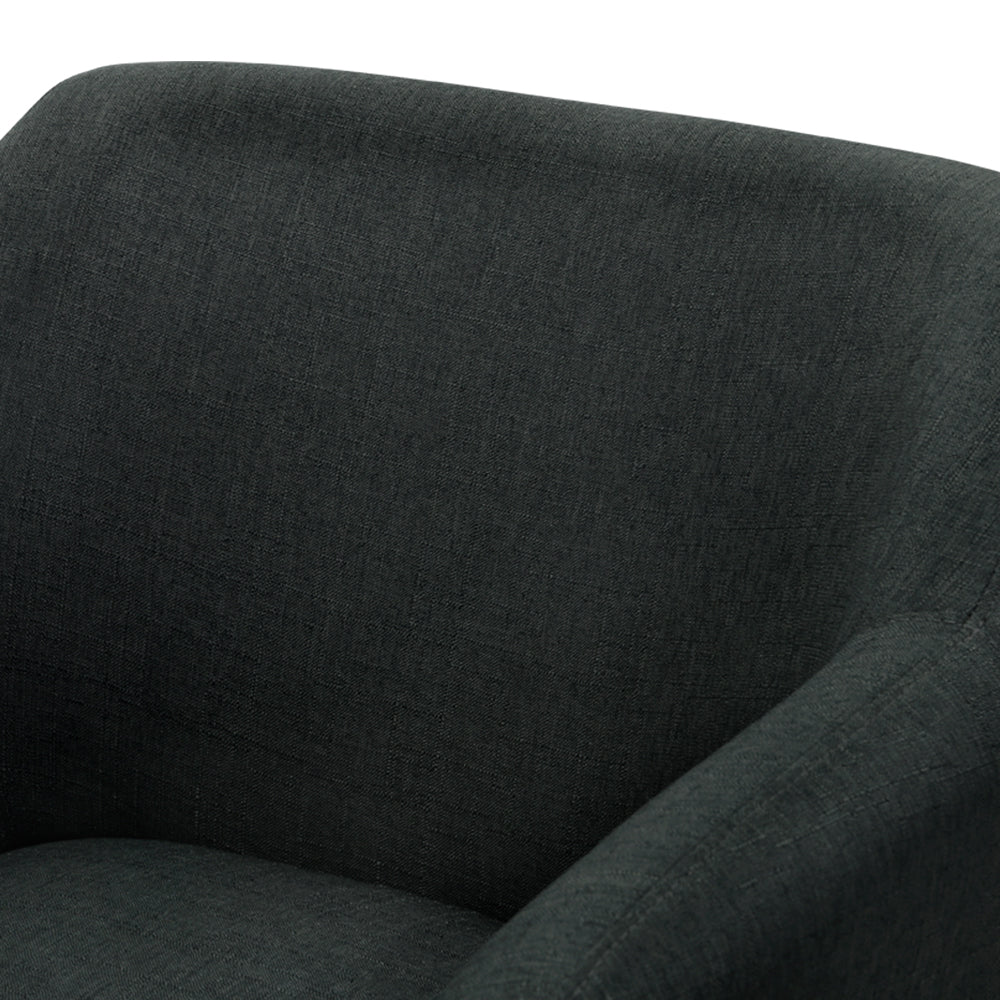 COPENHAGEN Tub Accent Chair Charcoal