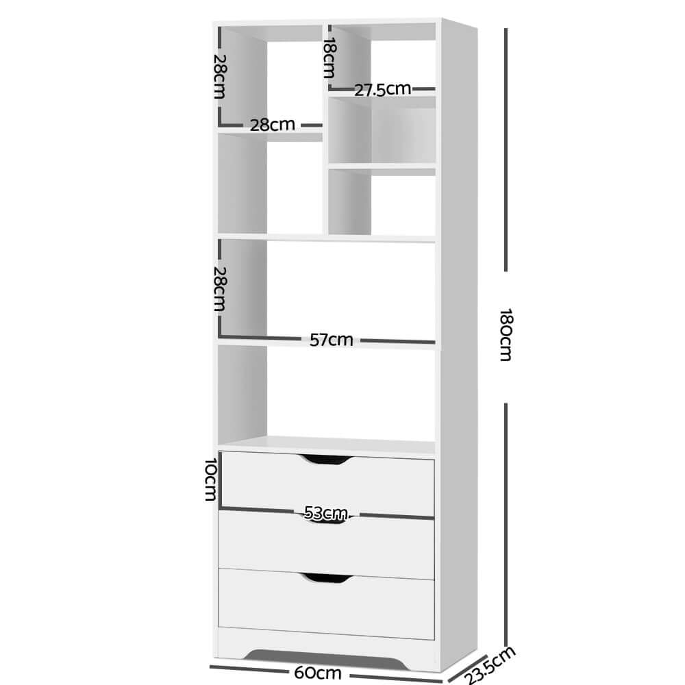 ALGARVE Display Drawer Shelf - White