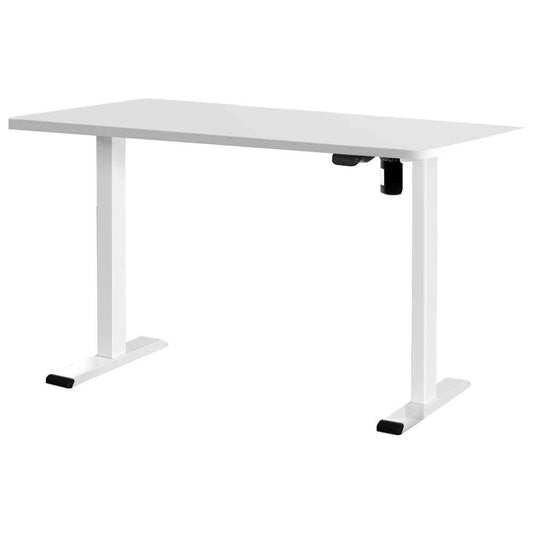 RIGA Sit Stand Desk White 120cm