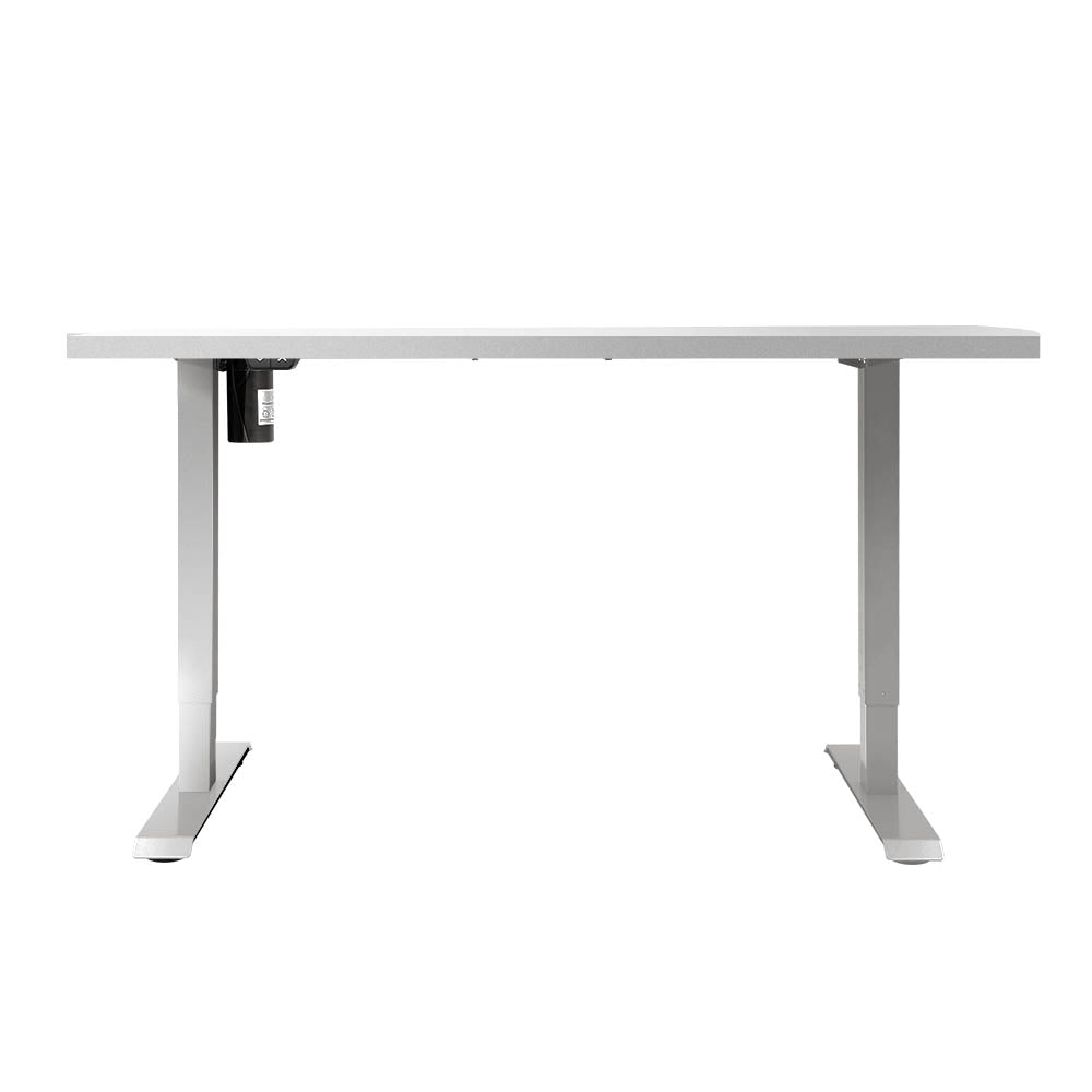 RIGA Sit Stand Desk White 140cm