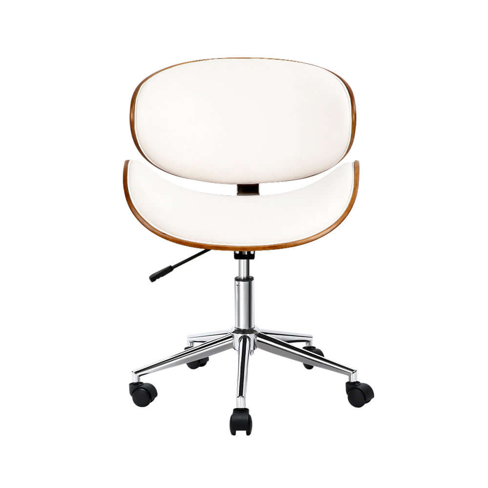 BANFF Vegan Leather Office Chair White