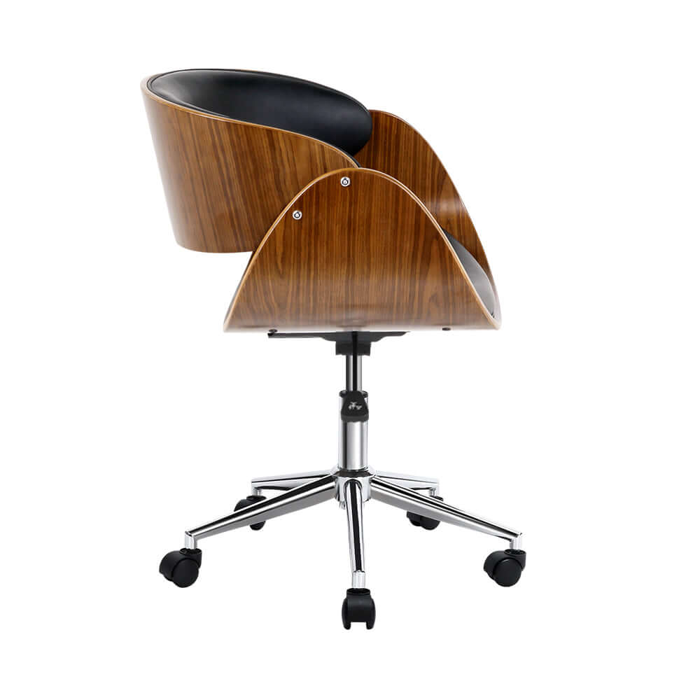 COPENHAGEN Wooden Office Chair Black