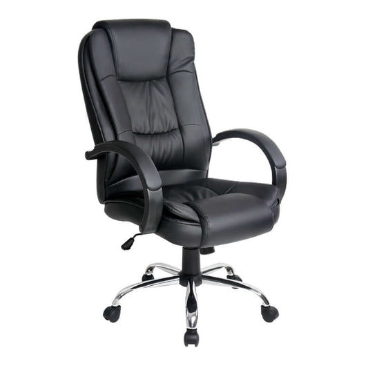 LEON Black Executive Gaming Chair Vegan Leather