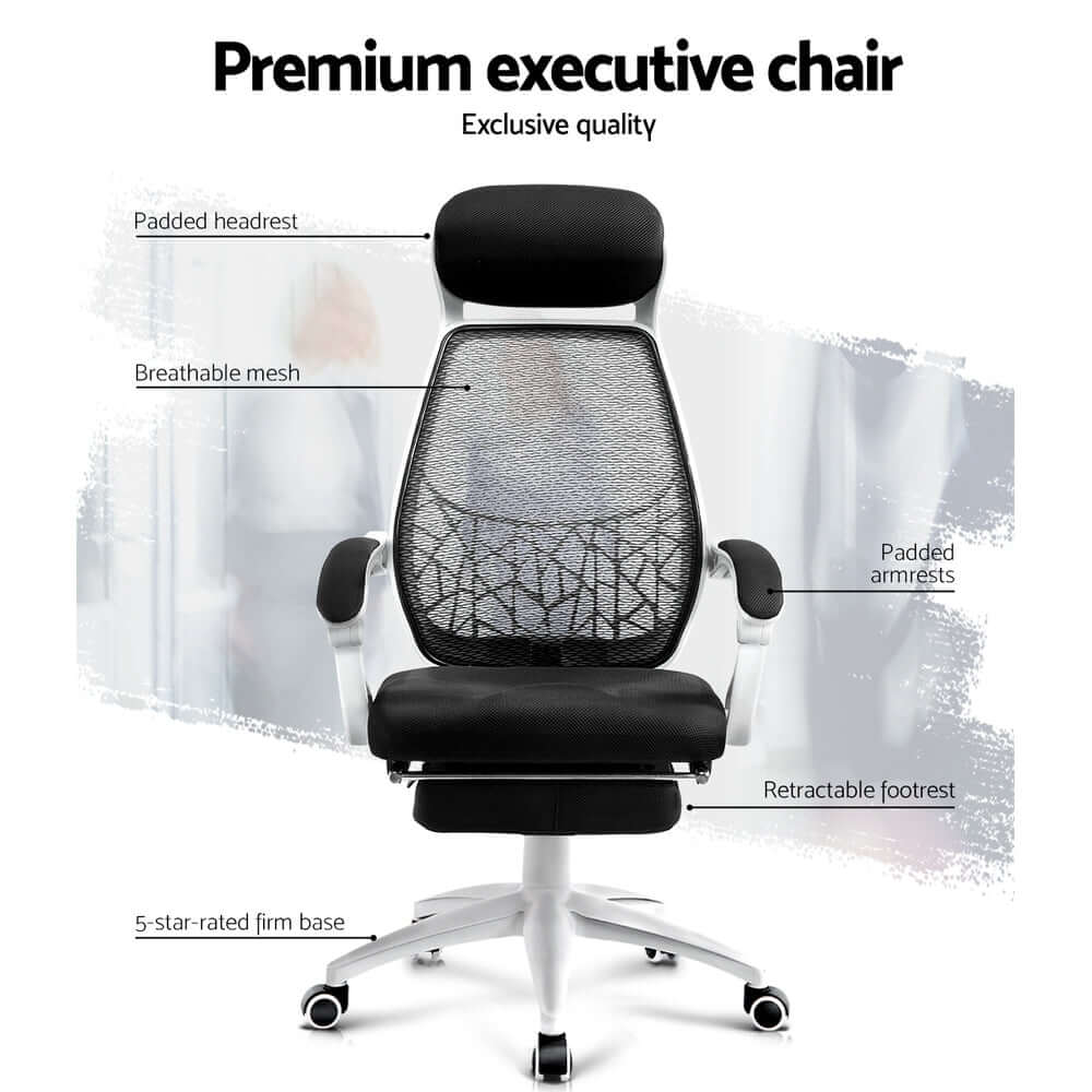 BIOKO Pro Gaming Office Chair - White