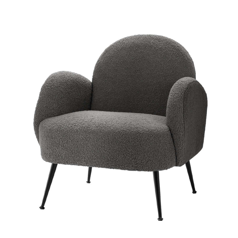 KOCHI Boucle Armchair Charcoal