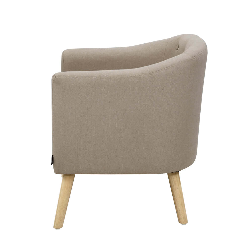 LOFOTEN Fabric Armchair Beige