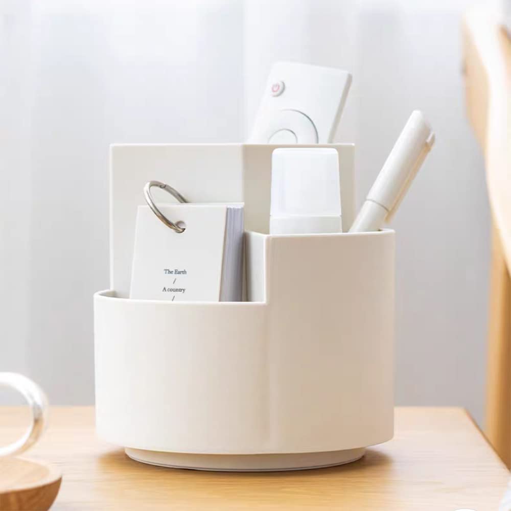 White Rotating Pen Holder