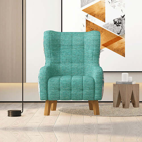 FAROE Accent High back Lounge Chair Green