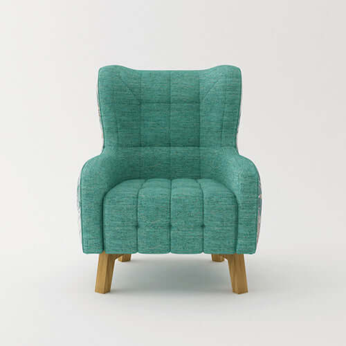 FAROE Accent High back Lounge Chair Green