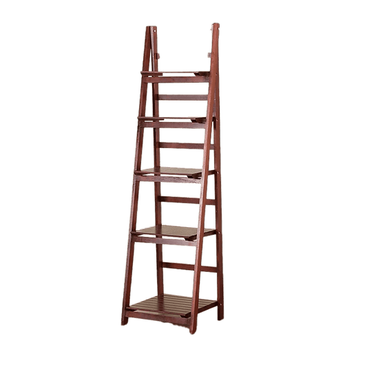 BERKSHIRE 5 Tier Wooden Ladder Display Stand