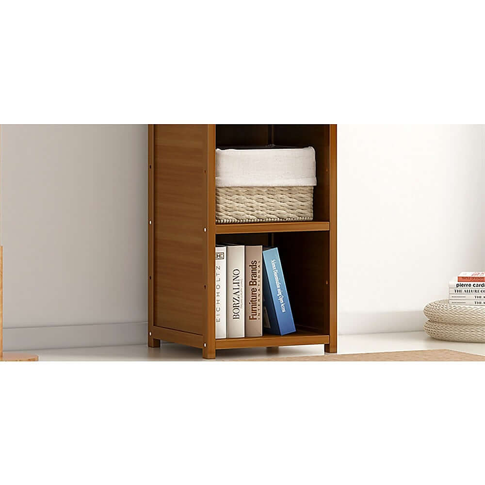 ANJI Bamboo Storage Bookcase Medium