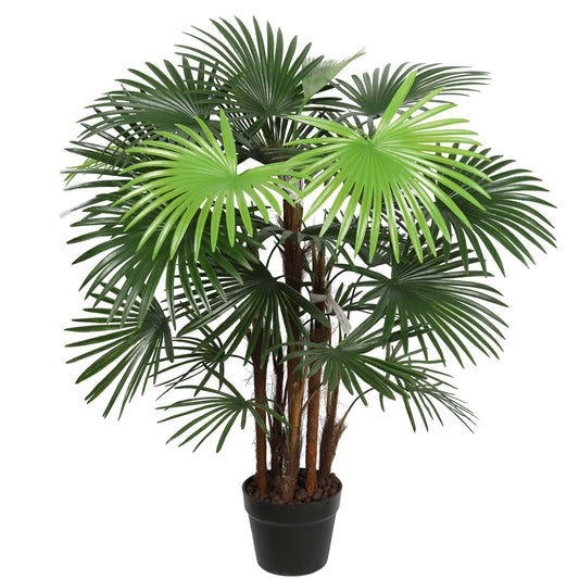 BABYLON Artificial Wide Leaf Fan Palm Tree 90cm